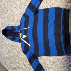 Polo Ralph Lauren Striped Sweatshirt, Medium, Blue